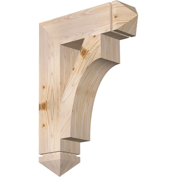 Ekena Millwork Westlake Arts & Crafts Smooth Bracket, Douglas Fir, 5 1/2"W x 22"D x 30"H BKT06X22X30WTL03SDF - main